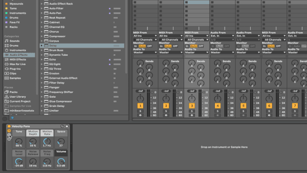 Animated gif of Ableton DAW