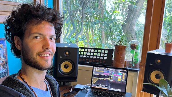 Picture of Orfeas in the studio